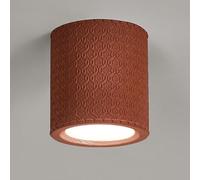 LXYST Nordic Resin Light Flush Mount Lamp Cream Style Hallway Lighting Fixture, Minimalist Ceiling Downlight for Living Room Bedroom Restaurant/Red