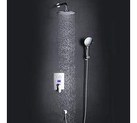 LXYST Scarpa Calda con Nascosta Water Power Intelligent Digital Display Anti-Hot Set da Doccia Bellissimo Pratico