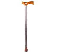 LXYST Stick a Piedi Anziani Esterni Non Slip Altezza Regolabile Alluminio in Lega Walker, Regalo Oro.