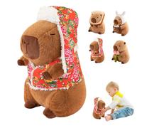 LXYYDS 30cm Capybara Peluche, Cuscino Peluche Capibara, Capybara Pupazzo, Capybara Peluche Bambole, Simulazione Animale Peluche Capybara, Giocattolo Regalo Capibara, Per Bambini e Adulti (D)