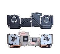 LXZNRQU Compatibile con Lenovo, Legion 5-15ACH6 82JW 5H40S20335/6/7 Ventola di Raffreddamento GPU CPU for Laptop con Dissipatore di Calore