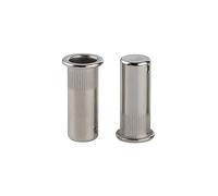 LXZSMH Dado per Rivetti, 20 pz Dadi for Rivetti a Testa Piatta Sigillati Inserti Filettati Ciechi in Acciaio Inossidabile Dado estremità Chiusa Dado Ermetico Impermeabile(Size:M12)
