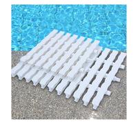 LXZSMH Griglia di drenaggio per Piscina, Attrezzatura di drenaggio a Tre interfacce, drenaggio for vialetti, patii e Ponti(18x 100cm,12 Pieces)
