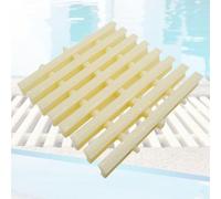 LXZSMH Griglia di drenaggio per Piscina, Copertura for grigliati con Trama a rombo, for passerelle e recinzioni da Giardino(30x 100cm,4 Pieces)