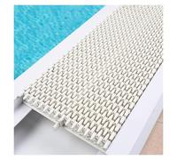LXZSMH Griglia di drenaggio per Piscina, Single Interface Non-Slip Grille Cover, Flexible Sewer Gutter Guard Filter(Width20cm-10PCS)