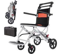 LY Sedia a rotelle leggera da viaggio, supporto for sedia a rotelle pieghevole leggera da 220 libbre(002)