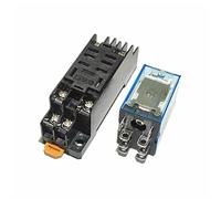 LY2NJ HH62P HHC68A-2Z DPDT Relè intermedio elettromagnetico generale a bobina in miniatura con base a zoccolo AC 220V DC 12V 24V