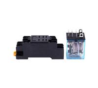 LY2NJ HH62P-L JQX-13F 220V AC bobina DPDT rele' di potere 8 Pin con PTF08A Socket