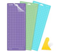 Lya Vinyl Cricut - Confezione da 3 tappetini da taglio assortiti per macchina Cricut, accessori Cricut (StandardGrip, LightGrip, StrongGrip)