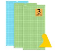 Lya Vinyl LYA-CRICUTMATS-12X24 - Tappetini da taglio per Cricut Explore Air, confezione da 3 tappetini da taglio (2 x StandardGrip, 1 x LightGrip) per Cricut Explore Air Series, accessori Cricut