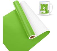 Lya Vinyl Vinilo adesivo 30,5 cm x 457,5 cm pellicola adesiva verde, vinile verde per La maggior parte delle macchine da taglio per Regali Fai Da Te, Tazza, Finestra, Ceramica, Plastica