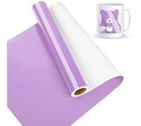 Lya Vinyl Vinilo adesivo 30,5 cm x 457,5 cm pellicola adesiva viola chiaro, vinile viola chiaro per La maggior parte delle macchine da taglio per Regali Fai Da Te, Tazza, Finestra, Ceramica, Plastica
