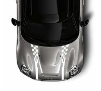 LYABYT Adesivo per cofano auto Racing Sport Style Decor Decal Accessori Tuning, per Mini Cooper One S JCW Countryman F56 F55 F60 R56 R60 R61