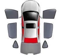 LYangr Tendine Parasole Auto per BMW 5 Series E60 2003-2009 Visiera Anteriore Posteriore Parabrezza Telaio Tenda Parasole Auto Finestrini,E/7pcs-wholecar