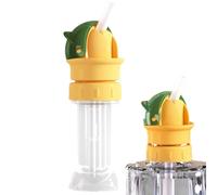 lyanny - Adattatore per bottiglia d'acqua per bambini, riutilizzabile, 2 in 1, tappo vite per bottiglie d'acqua, per la maggior parte delle bottiglie standard