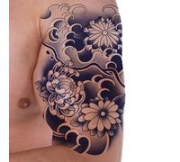 lyanny Adesivo per il corpo finto da 15 giorni, adesivi per il corpo semipermanenti,Adesivo semipermanente per body art finto per adulti di lunga durata - Adesivo per il corpo di lunga durata, arte