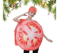 lyanny Costume da mangiare, per feste di pomodori, verdure, divertente costume per donne, uomini, coppie, carnevale, Pasqua, Halloween