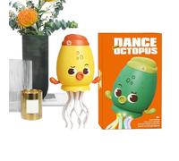 lyanny Giocattolo per i Bambini | Polpo Elettrico con Musica,Evitamento Ostacoli Animale Divertente con Luce per Nanna Natale e Pisolino Gioco sul Pavimento