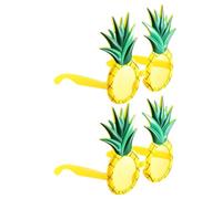 lyanny Occhiali Da Sole A Forma Di Ananas, 2 Paia Di Occhiali Da Piscina, Occhiali A Forma Di Ananas Stile Tropicale Accessori Divertenti per Bambini Adulti Spiaggia
