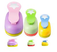 lyanny Perforatore Per Buchi Da Scrapbooking,Perforatore per Forme a Stella per Creazione Biglietti | Cutter Multifunzione per Cartoncini Biglietti Carta Bustine Lavoretti Artistici