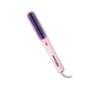 lyanny Spazzola Piastra per Donne | Pettine Stilizzante Ionico Per Capelli Ricci | Spazzola Riscaldata Con 3 Controlli Temperatura Per Scuola Viaggio