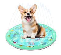 lyanny Tappetino Rinfrescante Per Cani | Tappeto Acquatico per Animali Domestici - Zona Irrigazione Rinforzata per Gatti Cani Bambini Interni Esterni Parco Giochi Piscina