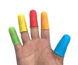 Lyanther le Dita, 5 Pezzi in Silicone Tappi Dita Pistola per Colla a Caldo per Colla a Caldo da Cucire Cera colofonia Resina Miele Adesivi Scrapbooking