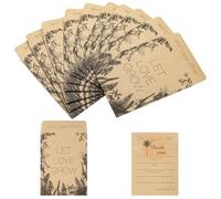 Lyaor 100 Pezzi Mini Sacchetto di Carta Kraft con Etichette 6x8cm Busta Autoadesiva Pacchetti per Semi Busta di Kraft Marrone per Sacchetti Regalo Caramelle Semi Monete Gioielli