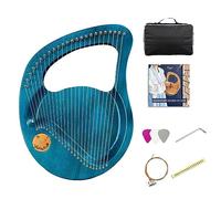 Lyar a 21/24 corde, arpa da pollice, forma di mango, corpo di xilofono in mogano impiallacciato, strumento di nicchia for principianti, arpa professionale facile da imparare, chiave for accordatura, c