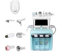 LYAZFC Macchina Professionale per Il Viso all'ossigeno all'idrogeno, Skin ringiovanimento Small Device Bolla, Macchina per la dermoabrasione HydraFacial Macchina,7 in 1