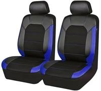LYBFD nteriori Auto per Volkswagen Amarok/Beetle/Bora/Caddy/Corrado/EOS/Golf/Golf Plus, Confort Migliorato Antifatica Coprisedili per Auto,Black-Blue