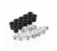 LYBH Bulloni Dadi Viti Carenatura Moto Bulloni Parabrezza per H&Onda Africa Twin CRF1100L CRF1000L XRV 750 Kit Dadi Bulloni Rondelle Viti Clip(Argento)