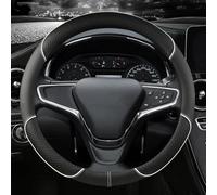 LYBH Coprivolante Antiscivolo per Auto Coprivolante Auto Antiscivolo Traspirante 38 Cm 15" in Pelle per Chevrolet per Captiva per Equinox per Trax(Colore 5)