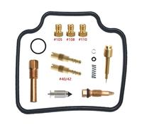 LYBH di Riparazione carburatore Kit di Riparazione Carburatore Moto per H&Onda Foresight 250 FES250 1997 1998-2005 Parti Diaframma Galleggiante(Nero 1)