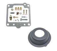 LYBH di Riparazione carburatore Kit di Riparazione Carburatore Moto per Suzuki TU250 TU250X 1997-2001 Kit di Riparazione Galleggiante Membrana Pistone Parti di Ricostruzione(Nero 1)
