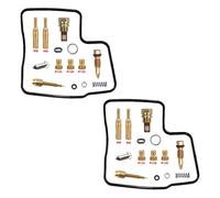 LYBH di Riparazione carburatore Kit di Riparazione Carburatore per Motocicletta per H&Onda Africa Twin XRV650 RD03 1988-1990 Cilindro A V Carb Float Aircut Parts(Nero 1)