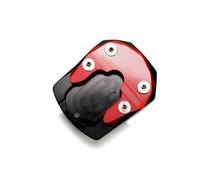 LYBH Estensione Cavalletto Laterale Moto Per YAMAHA XMAX300/125/250 TUTTI GLI ANNI Piastra Supporto Cavalletto Allargata Cuscinetto Espansione Cavalletti Cuscino(ROSSO)