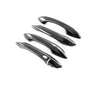 LYBH Maniglie Esterne per Porte Copri Maniglia Portiera Auto Forma Decorativa Accessori Copri Maniglia Portiera Esterna per Hyundai per Tucson NX4 2022 2023 2024(Nero di Carbonio)