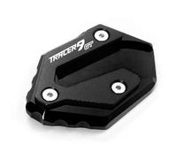 LYBH Moto Cavalletto Piastra Cavalletto Laterale del Piede Pad Ingranditore per Yamaha Tracer 9 GT Tracer 900 Tracer 9/GT Tracer9gt 2014-2022 Ingranditore del cavalletto(Nero,Grande)