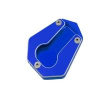 LYBH Piastra Cavalletto Laterale Per Moto Per Benelli TRK502X 752S BN600 BJ600 502C Piastra Di Supporto Laterale Con Estensione E Allargamento Cavalletti Cuscino(BLU)