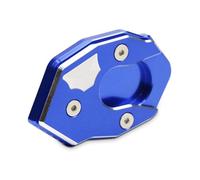 LYBH Piastra Di Estensione Cavalletto Laterale Per Moto Per Kawasaki Z300 Tutti Gli Anni Piastra Di Supporto Del Cavalletto Laterale Allargata Cavalletti Cuscino(BLU)