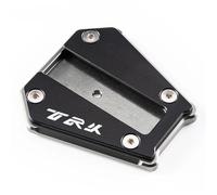 LYBH Piedino Per Cavalletto Laterale Moto Per Benelli TRK502X 2017-2022 Piastra Di Estensione Piastra Supporto Allargata Cuscinetto Antiscivolo Cavalletti Cuscino(Titanio2)