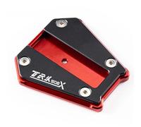LYBH Piedino Per Cavalletto Laterale Moto Per Benelli TRK502X 2017-2022 Piastra Di Estensione Piastra Supporto Allargata Cuscinetto Antiscivolo Cavalletti Cuscino(Rosso 1)