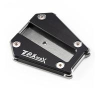 LYBH Piedino Per Cavalletto Laterale Moto Per Benelli TRK502X 2017-2022 Piastra Di Estensione Piastra Supporto Allargata Cuscinetto Antiscivolo Cavalletti Cuscino(Titanio1)