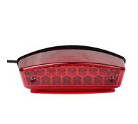LYBH Posteriore Luce Luce Posteriore per Moto Luce Freno Targa Indicatore di Stop Posteriore per Ducati Monster 400 620 695 750 800 900 S2R S4R Fanali Multiuso(Rosso)