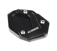 LYBH Supporto Per Cavalletto Laterale Per BMW G310GS 2018-2021 Piastra Di Supporto Per Cavalletto Laterale, Base Allargata, Appoggio Antiscivolo Cavalletti Cuscino(NERO 1)