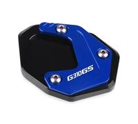 LYBH Supporto Per Cavalletto Laterale Per BMW G310GS 2018-2021 Piastra Di Supporto Per Cavalletto Laterale, Base Allargata, Appoggio Antiscivolo Cavalletti Cuscino(BLU1)