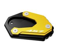 LYBH Supporto Per Cavalletto Laterale Per Moto Per Aprilia RS457 RS660 2020-2025 Piastra Di Supporto Estensione, Supporto Per Cavalletto Cavalletti Cuscino(Oro1)