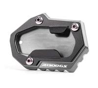 LYBH Supporto Per Cavalletto Laterale Per Moto Per BMW R1300GS R 1300 GS ADV 2023-2025 Piastra Di Supporto, Estensione Cavalletto Allargata Cavalletti Cuscino(Titanio,X1)