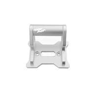 LYBH Supporto Per Navigatore GPS Moto Per CFMOTO 450MT CF 450 MT450 2024-2025, Piastra Di Supporto Per Cellulare, Barra Estensione Accessori Per Supporto Per Navigatore(Argento2,22mm)